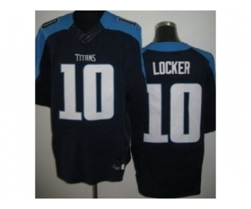 nike nfl jerseys tennessee titans #10 jake locker dk.blue[Elite]