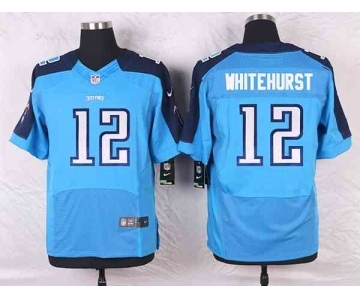 nike nfl jerseys tennessee titans #12 whitehurst lt.blue[Elite]