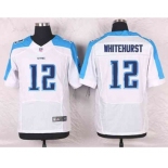 nike nfl jerseys tennessee titans #12 whitehurst white[Elite]