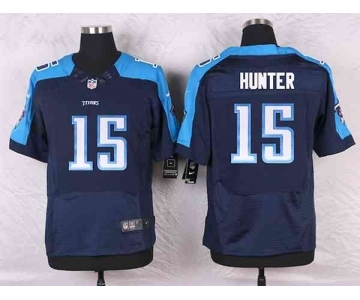 nike nfl jerseys tennessee titans #15 hunter blue[Elite]