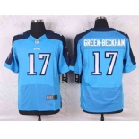 nike nfl jerseys tennessee titans #17 green-beckham lt.blue[Elite]