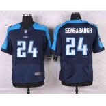 nike nfl jerseys tennessee titans #24 sensabaugh blue[Elite]