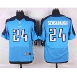 nike nfl jerseys tennessee titans #24 sensabaugh lt.blue[Elite]