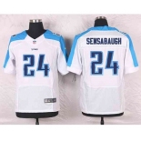 nike nfl jerseys tennessee titans #24 sensabaugh white[Elite]