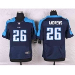 nike nfl jerseys tennessee titans #26 andrews blue[Elite]