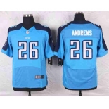 nike nfl jerseys tennessee titans #26 andrews lt.blue[Elite]