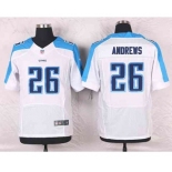 nike nfl jerseys tennessee titans #26 andrews white[Elite]