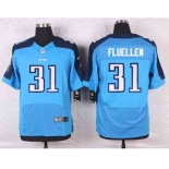 nike nfl jerseys tennessee titans #31 fluellen lt.blue[Elite][fluellen]