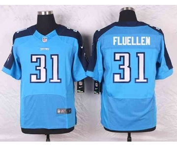 nike nfl jerseys tennessee titans #31 fluellen lt.blue[Elite][fluellen]