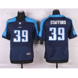 nike nfl jerseys tennessee titans #39 stafford blue[Elite]