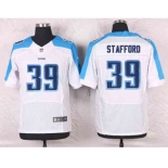 nike nfl jerseys tennessee titans #39 stafford white[Elite]