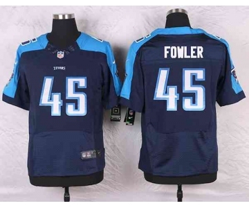 nike nfl jerseys tennessee titans #45 fowler blue[Elite]