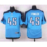 nike nfl jerseys tennessee titans #45 fowler lt.blue[Elite]