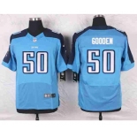 nike nfl jerseys tennessee titans #50 gooden lt.blue[Elite]