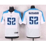 nike nfl jerseys tennessee titans #52 massaquoi white[Elite]