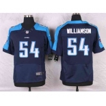 nike nfl jerseys tennessee titans #54 williamson blue[Elite]