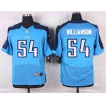 nike nfl jerseys tennessee titans #54 williamson lt.blue[Elite]