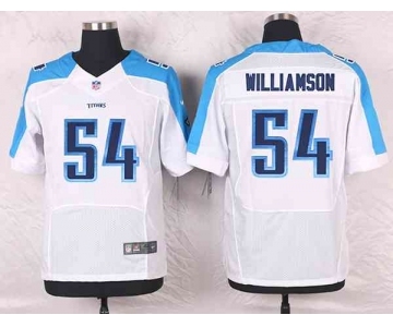 nike nfl jerseys tennessee titans #54 williamson white[Elite]