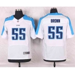 nike nfl jerseys tennessee titans #55 brown white[Elite]