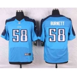 nike nfl jerseys tennessee titans #58 burnett lt.blue[Elite]