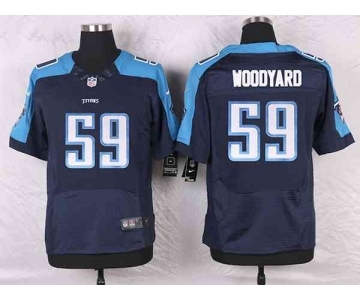 nike nfl jerseys tennessee titans #59 woodyard blue[Elite]