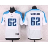 nike nfl jerseys tennessee titans #62 schwenke white[Elite]