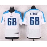 nike nfl jerseys tennessee titans #68 stingily white[Elite]