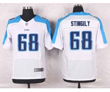 nike nfl jerseys tennessee titans #68 stingily white[Elite]