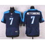 nike nfl jerseys tennessee titans #7 mettenberge blue[Elite]