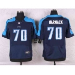 nike nfl jerseys tennessee titans #70 warmack blue[Elite]