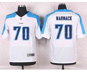 nike nfl jerseys tennessee titans #70 warmack white[Elite]