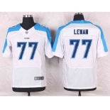 nike nfl jerseys tennessee titans #77 lewan white[Elite]