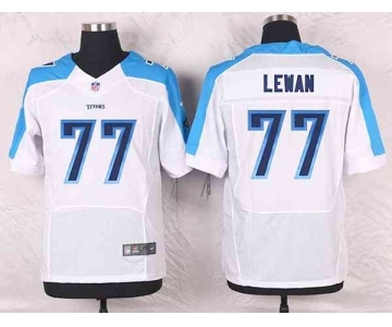 nike nfl jerseys tennessee titans #77 lewan white[Elite]