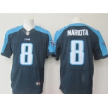 nike nfl jerseys tennessee titans #8 mariota dk.blue[Elite]