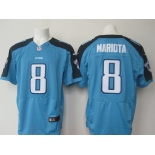 nike nfl jerseys tennessee titans #8 mariota lt.blue[Elite]