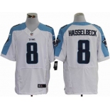 nike nfl jerseys tennessee titans #8 matt hasselbeck white[elite]