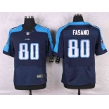 nike nfl jerseys tennessee titans #80 fasano blue[Elite]