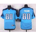 nike nfl jerseys tennessee titans #80 fasano lt.blue[Elite]