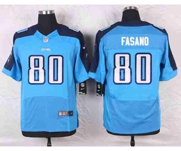 nike nfl jerseys tennessee titans #80 fasano lt.blue[Elite]