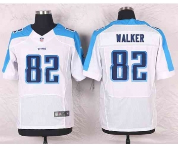 nike nfl jerseys tennessee titans #82 walker white[Elite]