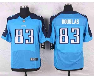 nike nfl jerseys tennessee titans #83 douglas lt.blue[Elite]