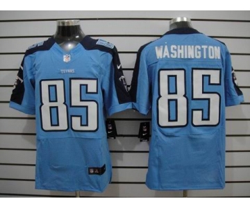 nike nfl jerseys tennessee titans #85 washington lt.blue[Elite]