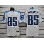 nike nfl jerseys tennessee titans #85 washington white[Elite]