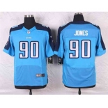 nike nfl jerseys tennessee titans #90 jones lt.blue[Elite]