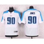 nike nfl jerseys tennessee titans #90 jones white[Elite]