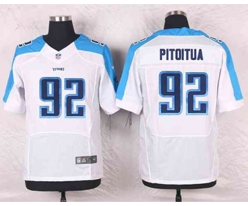 nike nfl jerseys tennessee titans #92 pitoitua white[Elite][pitoitua]