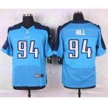 nike nfl jerseys tennessee titans #94 hill lt.blue[Elite]