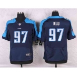 nike nfl jerseys tennessee titans #97 klu blue[Elite]