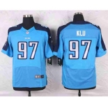 nike nfl jerseys tennessee titans #97 klu lt.blue[Elite]