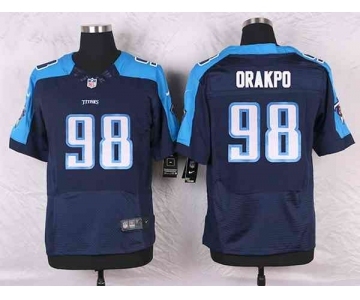 nike nfl jerseys tennessee titans #98 orakpo blue[Elite]